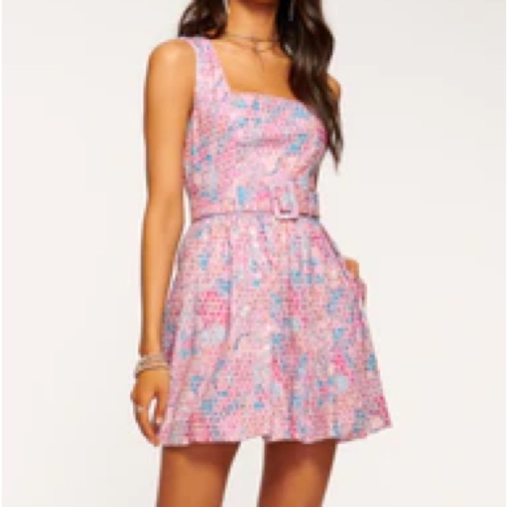 Ramy Brook Jacq Belted Mini Dress